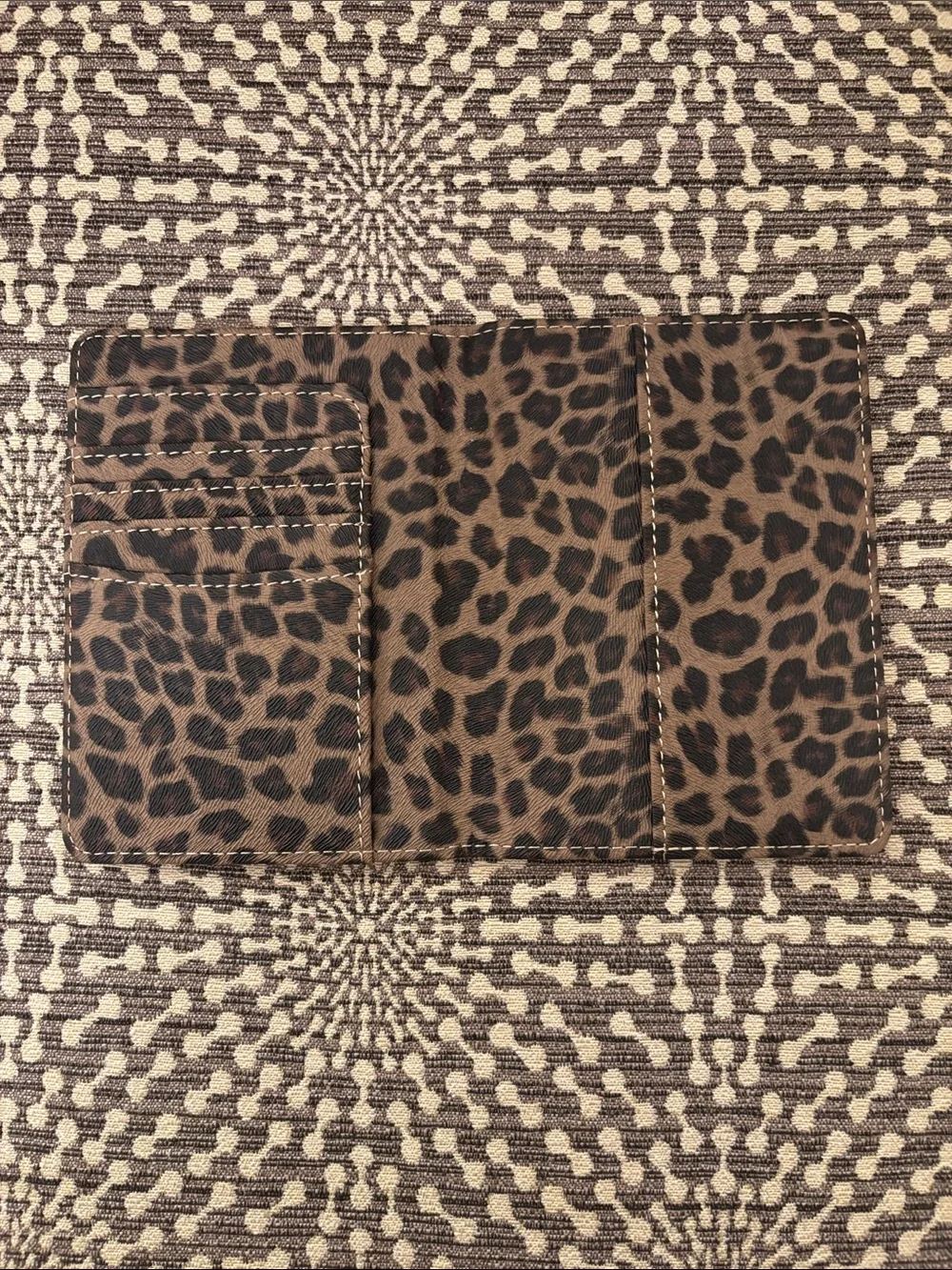 STIL Passport Holder in Cheetah Print New and unused